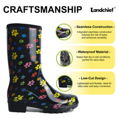 Women Outdoor, Gardening and Yard Shoes-Colorful Puppy Paw