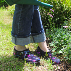 Women Outdoor, Gardening and Yard clogs-Colorful Puppy Paw