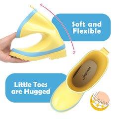 Morning Glow Rubber Rain Boots Kids Premium Collection