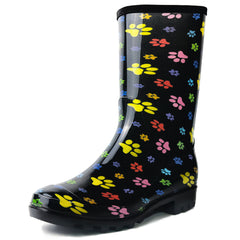 Women Outdoor, Gardening and Yard Shoes-Colorful Puppy Paw