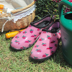 Women Outdoor, Gardening and Yard Clogs-Pink Beetroot