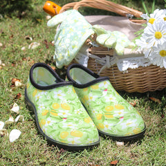 Women Outdoor, Gardening and Yard Clogs-lemon tree