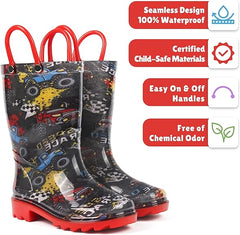 Glatter rain boots-Racing Car
