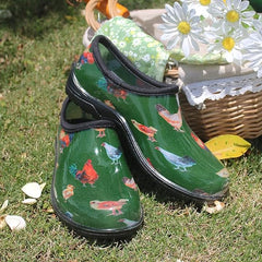 Women Outdoor, Gardening and Yard Shoes-Chicken Green