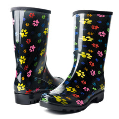 Women Outdoor, Gardening and Yard Shoes-Colorful Puppy Paw