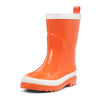 Energizing Orange Rubber Rain Boots Kids Premium Collection