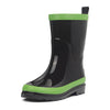 Jungle Black Rubber Rain Boots Kids Premium Collection