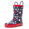 Red Ball Rubber Rain Boots Kids