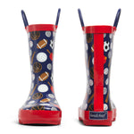 Red Ball Rubber Rain Boots Kids