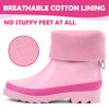 Cosmos Pink Rubber Rain Boots Kids Premium Collection