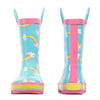 Rainbow Unicorn Rubber Rain Boots Kids