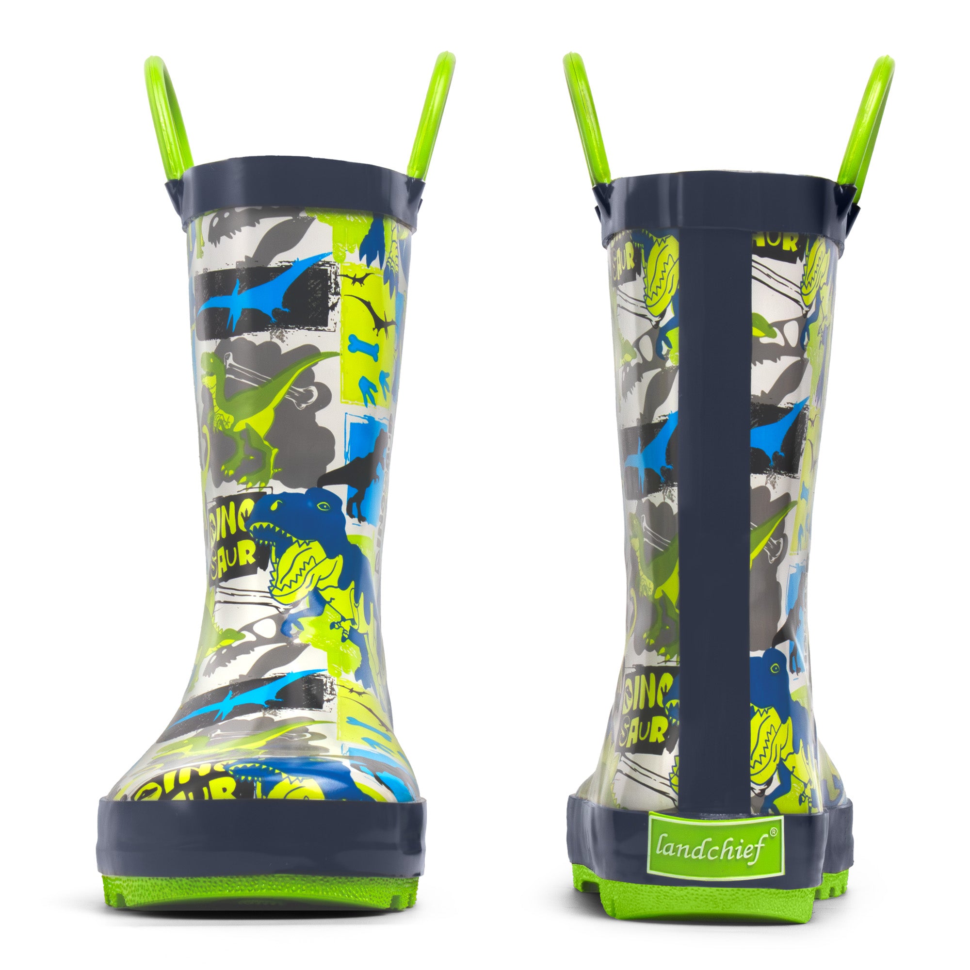 Camo Dino Rain Boots Kids Landchief Kids Boots