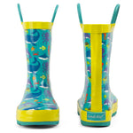 Blue Shark Rubber Rain Boots Kids