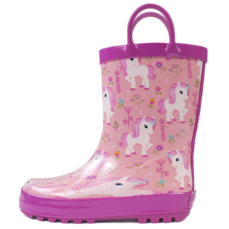 Landchief Unicorns Rubber Rain Boots Kids