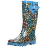 High Top Rubber Womens Rain Boots -Daisy