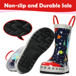 Rocket Space Rubber Rain Boots Kids