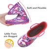 Purple Dinosaur Rubber Rain Boots Kids