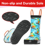 Crocodile Wave Rubber Rain Boots Kids