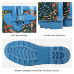 High Top Rubber Womens Rain Boots -Daisy