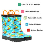 Crocodile Wave Rubber Rain Boots Kids