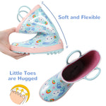 Mermaid Cat Rubber Rain Boots Kids