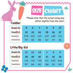 Landchief Pinky Blue Floral Rubber Rain Boots Kids size chart