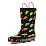 Colorful Umbrellas Rubber Rain Boots Kids