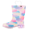 Clouds Light Up Rain Boots Kids