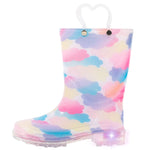 Clouds Light Up Rain Boots Kids