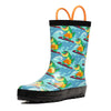 Crocodile Wave Rubber Rain Boots Kids
