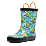 Crocodile Wave Rubber Rain Boots Kids