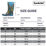 High Top Rubber Womens Rain Boots -Daisy