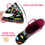 Colorful Umbrellas Rubber Rain Boots Kids