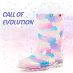 Clouds Light Up Rain Boots Kids