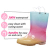 Rainbow Light Up Rain Boots Kids