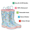 Mermaid Cat Rubber Rain Boots Kids